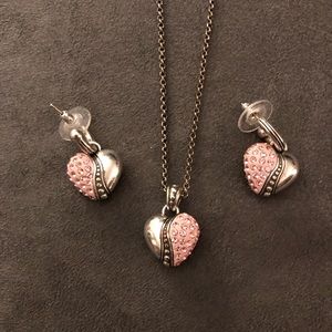 Brighton Power of Pink Necklace and Earrings